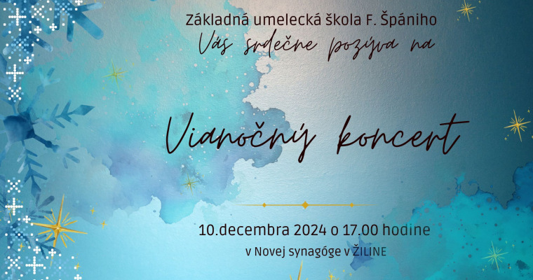 Pozvanka Vianocny koncert 2024 2