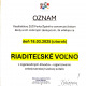 Riaditelske volno 18.03.2025