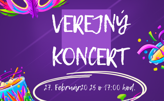 Verejny koncert februar 2025