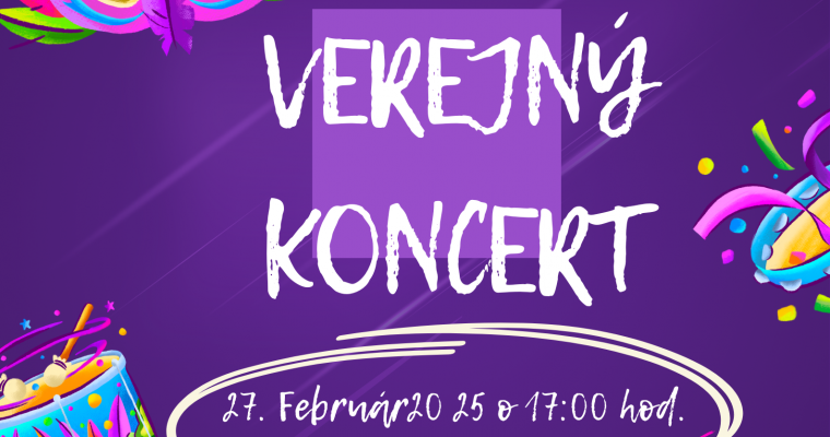 Verejny koncert februar 2025